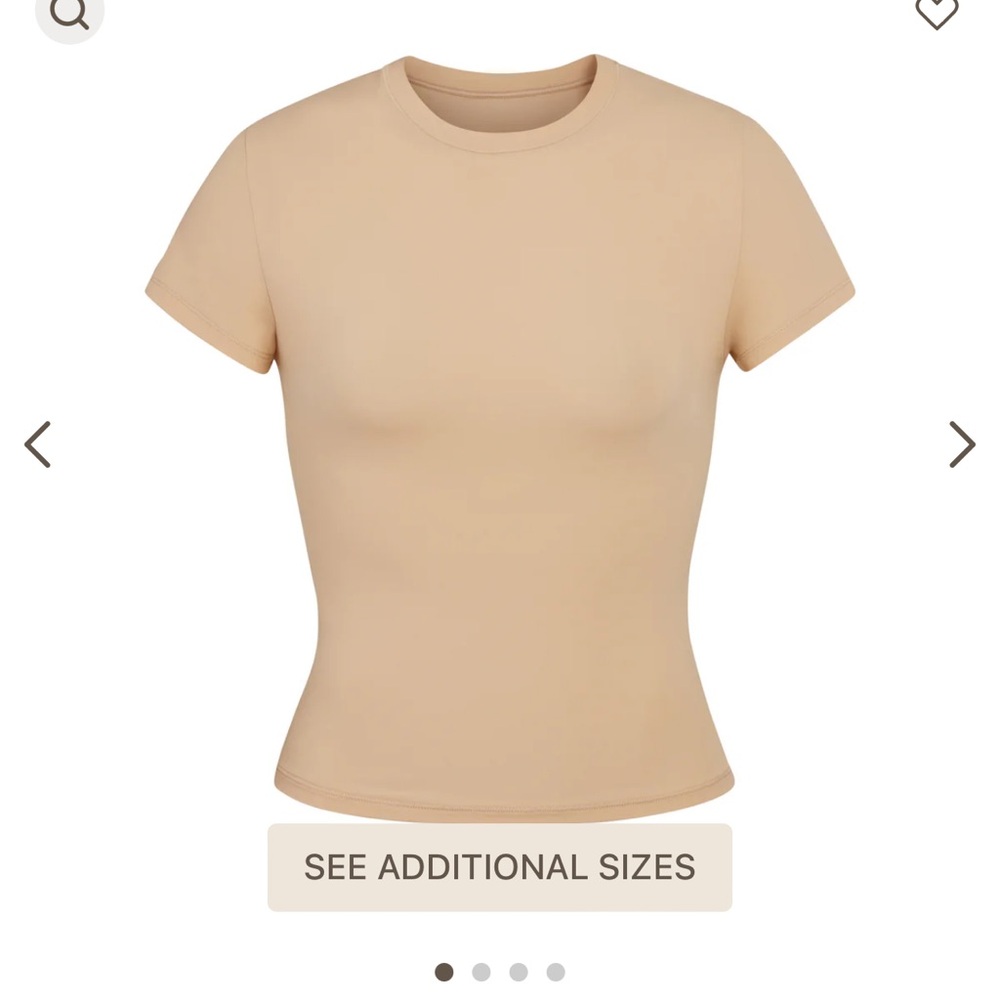 Skims Fits Everybody TShirt - Clay - Size XS